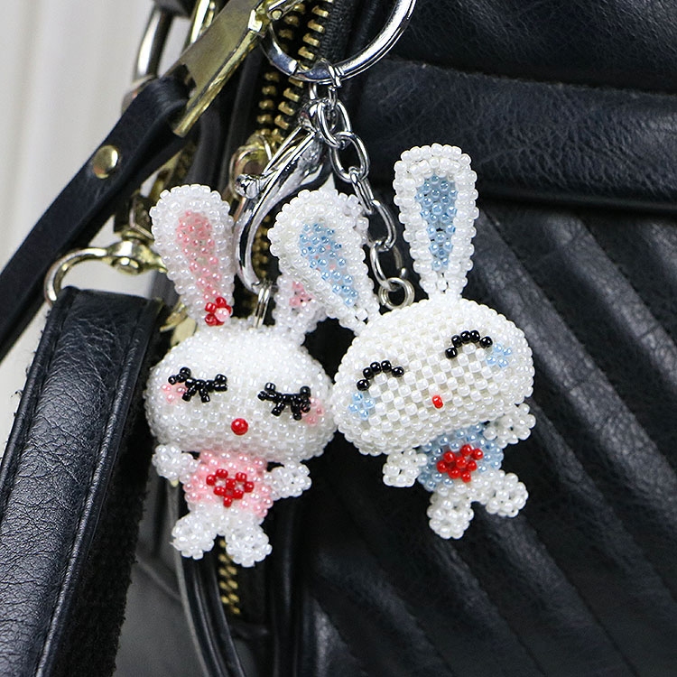 Luxury Bags Made In China - Portachiavi con Coniglio Fatto a Mano
