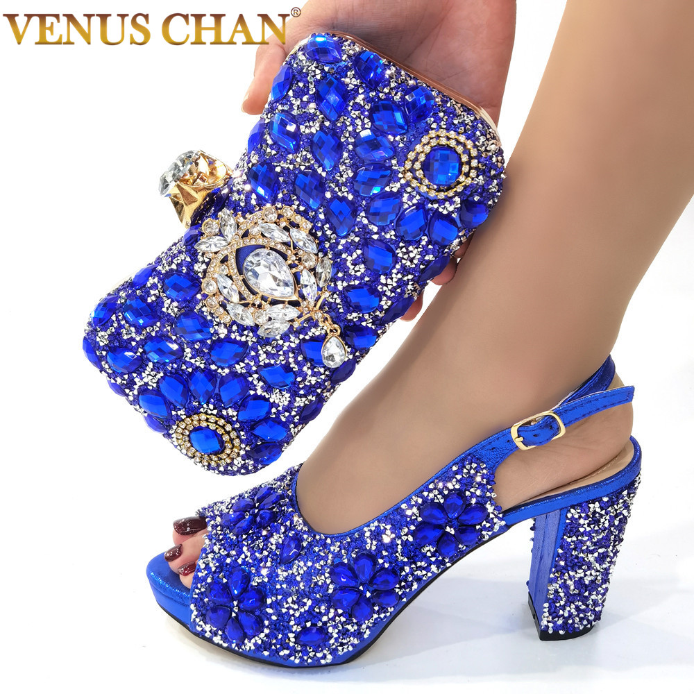 Luxury Bags And Shoes - Scarpe e borsa tacco alto strass
