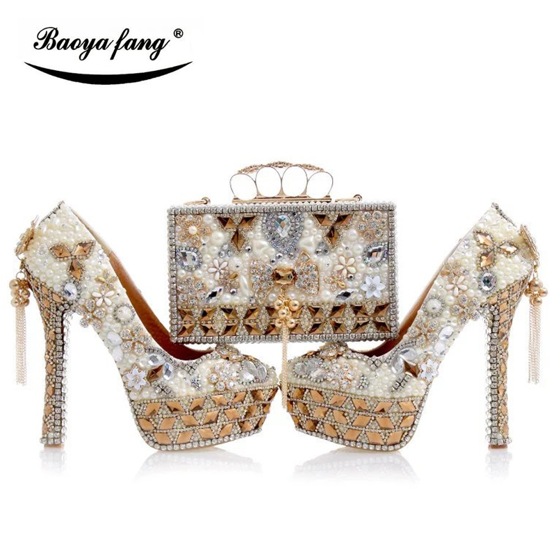 Luxury Bags And Shoes - Scarpe da sposa in cristallo di