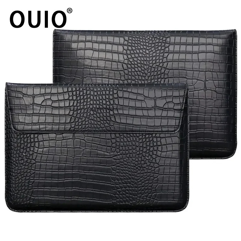 OUIO Custodia per laptop in pe - Laptop Bag Leather 15 recensione e prezzo