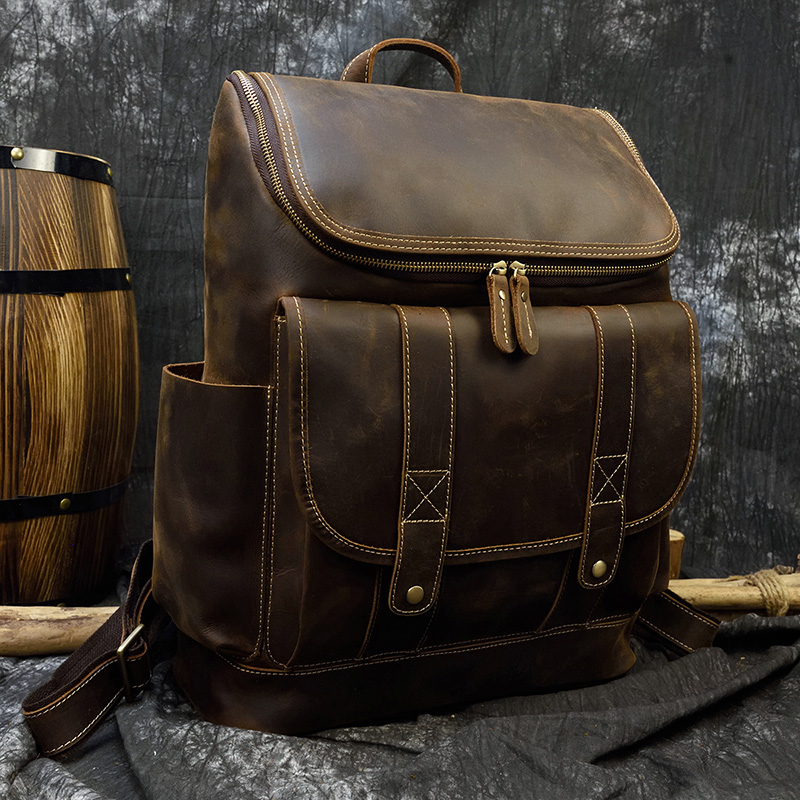 Zaino da viaggio in pelle Vint - Laptop Bag Leather 15 recensione e prezzo