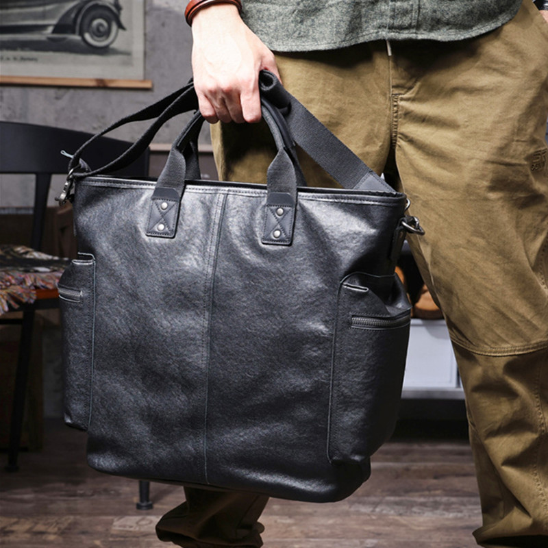 Borsa a Mano da Uomo in Pelle  - Laptop Bag Leather 15 recensione e prezzo
